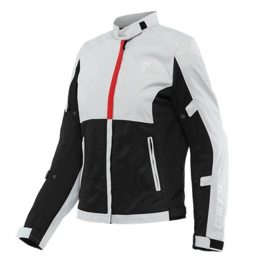 DAINESE RISOLUTA AIR TEX BIANCO ROSSO,Giacca Tessuto DAINESE
